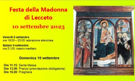 Festa Madonna Lecceto